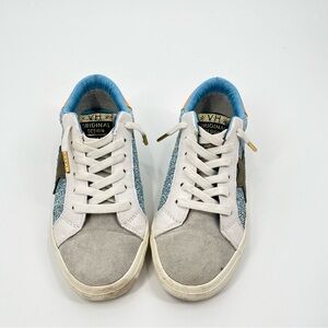 Vintage Havana Blue and Gray Sneakers